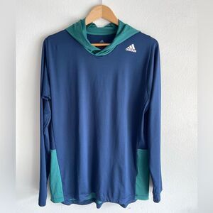 Adidas activewear long sleeve T shirt outdoors sports golf tennis men’s L unisex